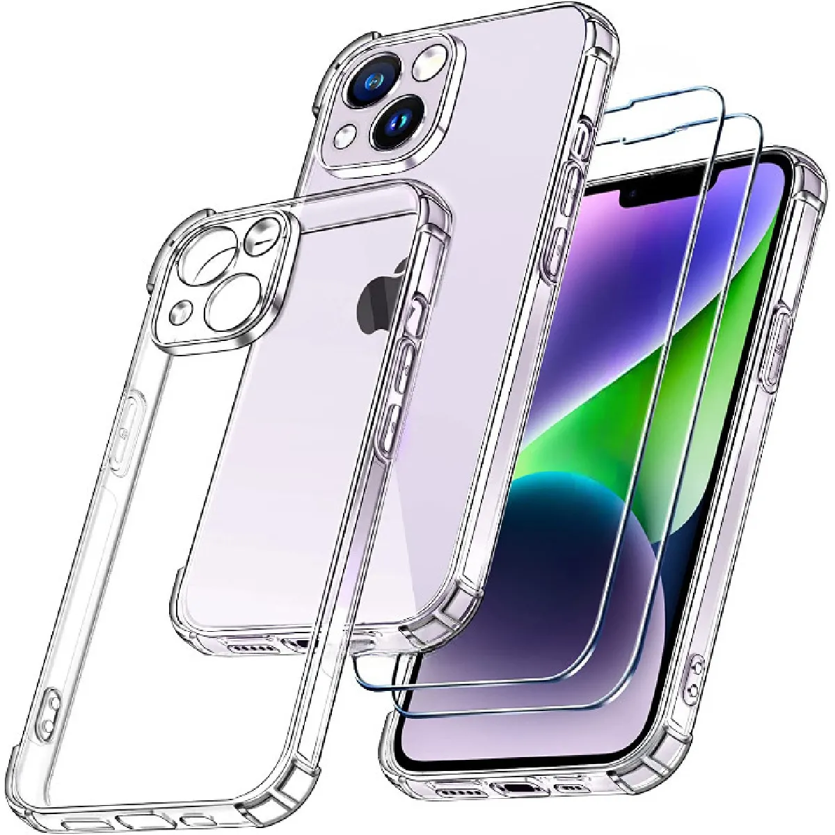 Little Boutik Coque À Angles Renforcés Apple Iphone 14 Plus - Transparent