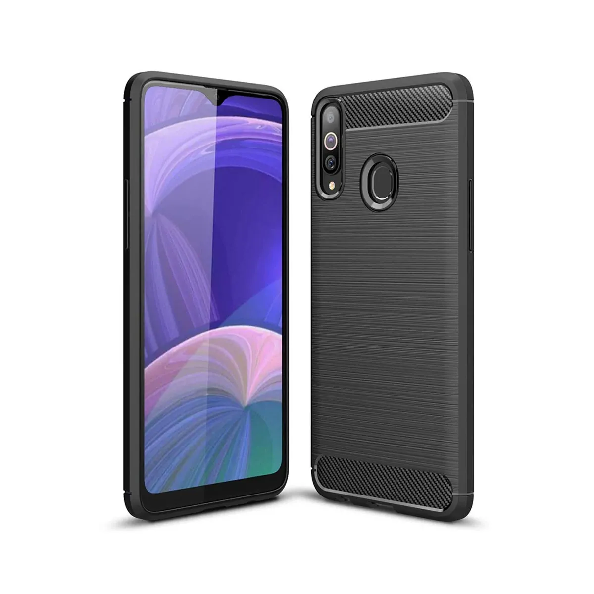 Forcell Noire Coque De Protection Pour Samsung Galaxy A20s/A207