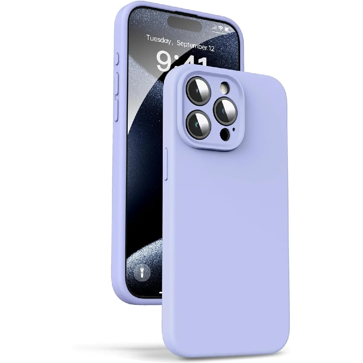 Little Boutik Violet Coque En Silicone Apple Iphone 15 Pro