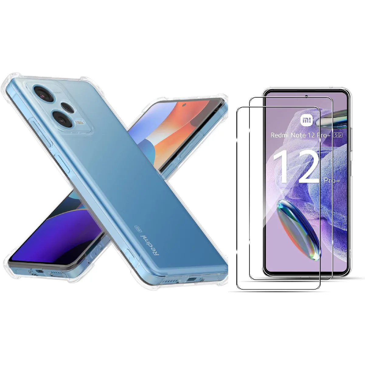 Little Boutik Coque À Angles Renforcés Xiaomi Redmi Note 12 Pro Plus - Transparent