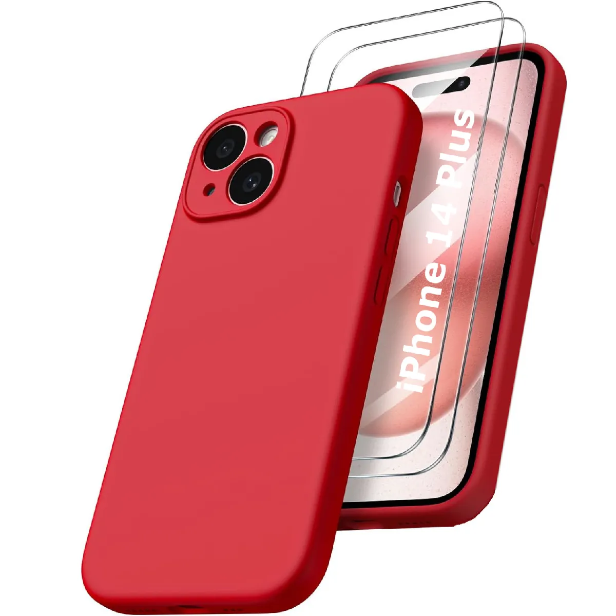 Little Boutik Rouge Coque En Silicone Apple Iphone 14 Plus