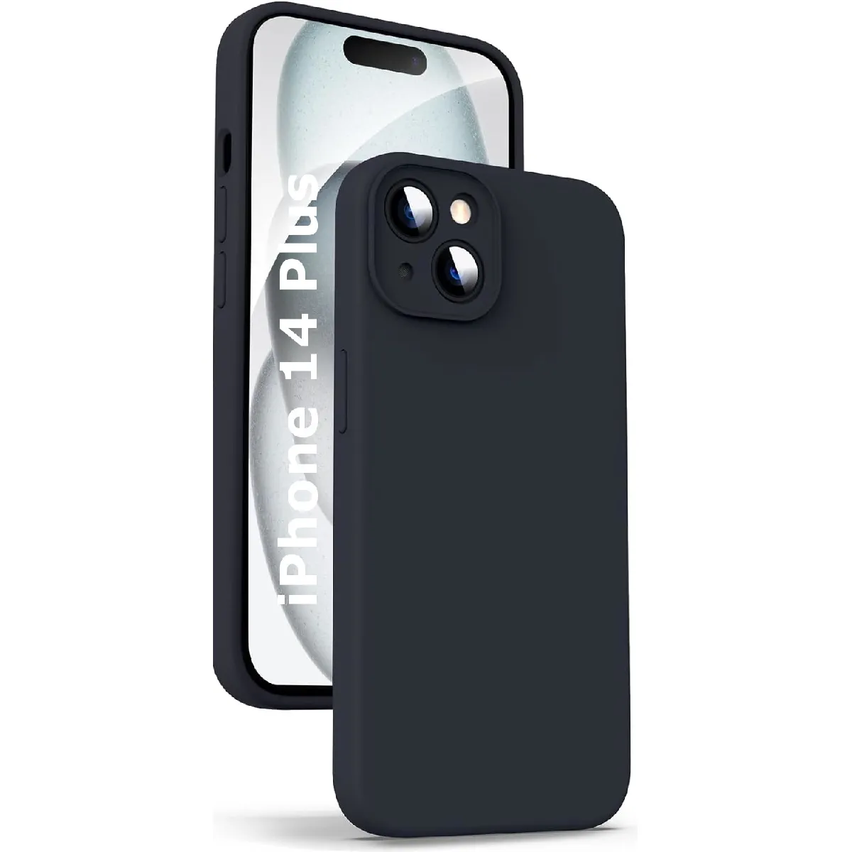 Little Boutik Noir Coque En Silicone Apple Iphone 14 Plus