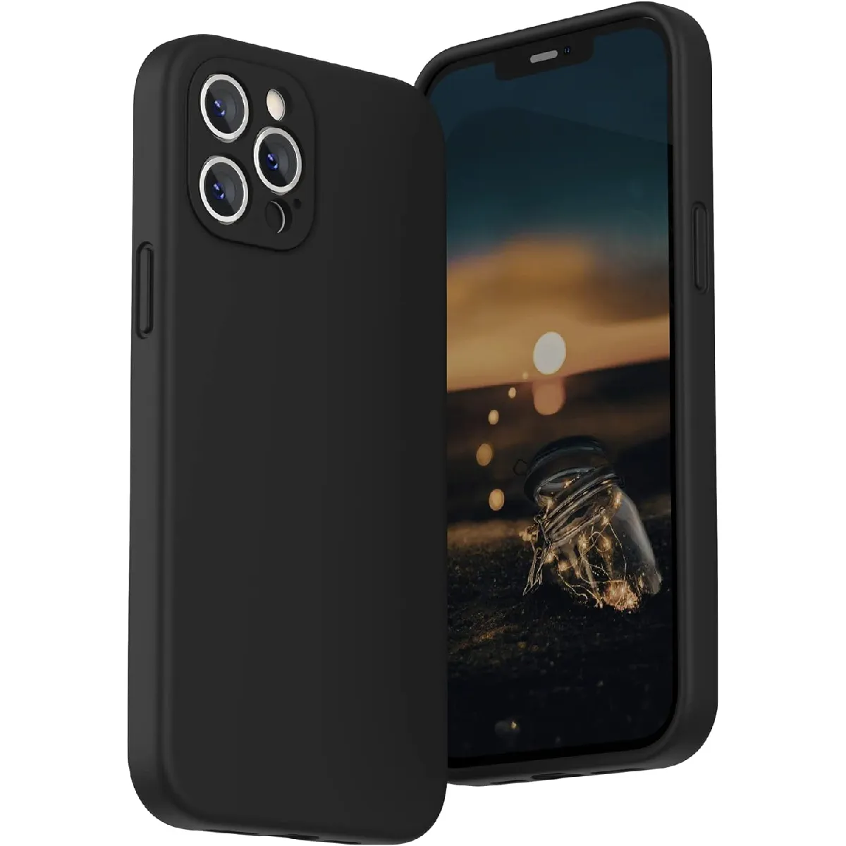 Little Boutik Noir Coque En Silicone Apple Iphone 12 Pro Max