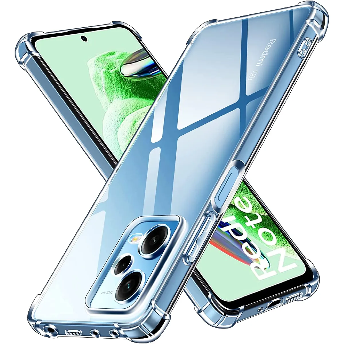 Little Boutik Coque À Angles Renforcés Xiaomi Redmi Note 12 5G - Transparent