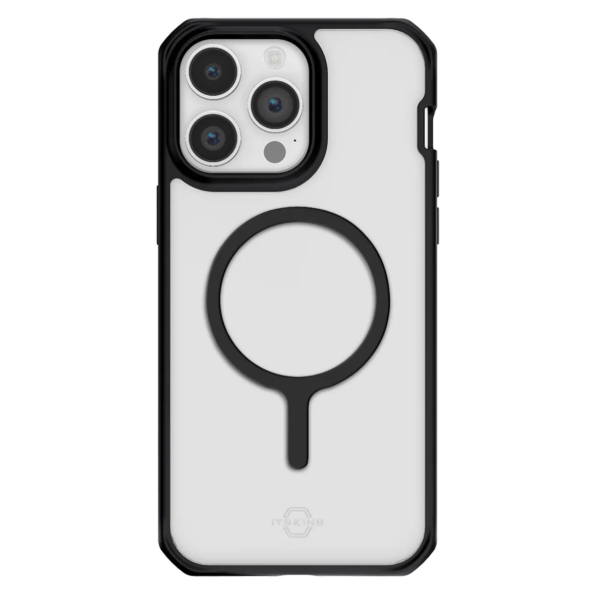 Itskins Coque Pour Iphone 14 Pro Max Renforcée Hybrid Solid Compatible Magsafe Transparent