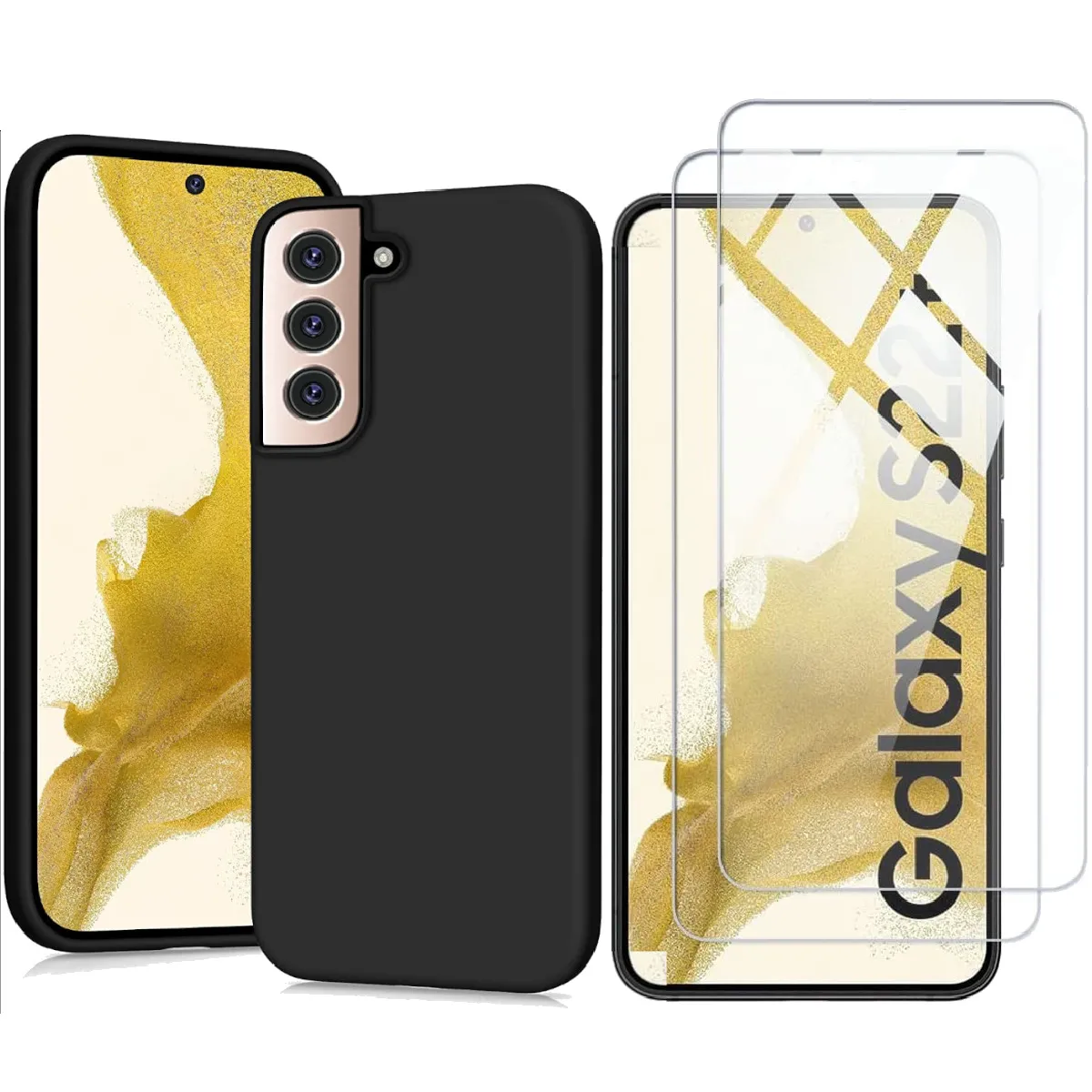 Little Boutik Noir Coque En Silicone Samsung Galaxy S22 Plus 5G
