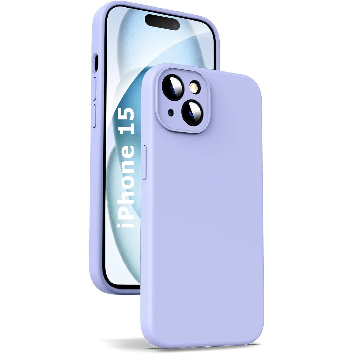 Little Boutik Violet Coque Silicone Apple Iphone 15