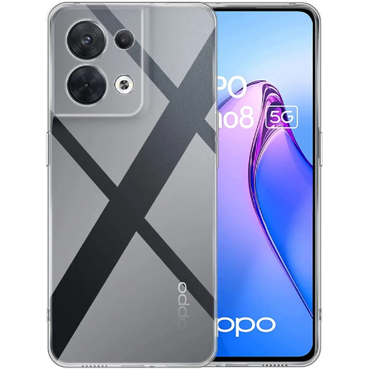 Little Boutik Coque Oppo Reno 8 5G - Transparent