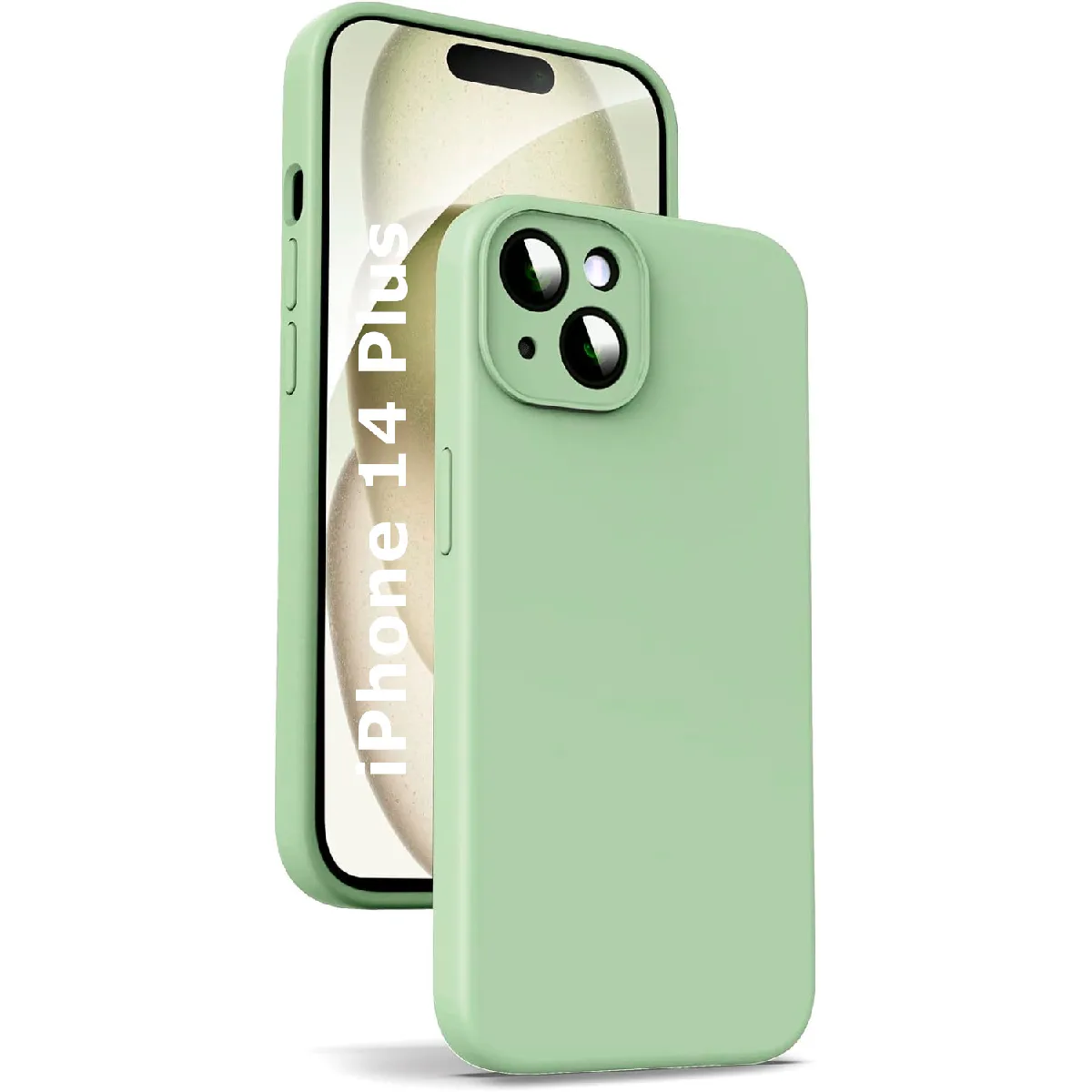 Little Boutik Vert Coque Silicone Apple Iphone 14 Plus
