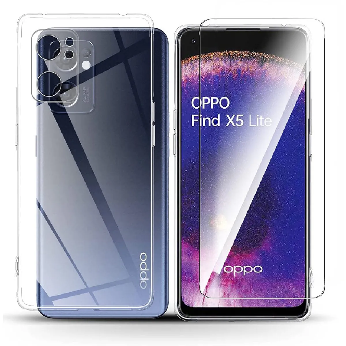 Little Boutik Coque Oppo Find X5 Lite - Transparent