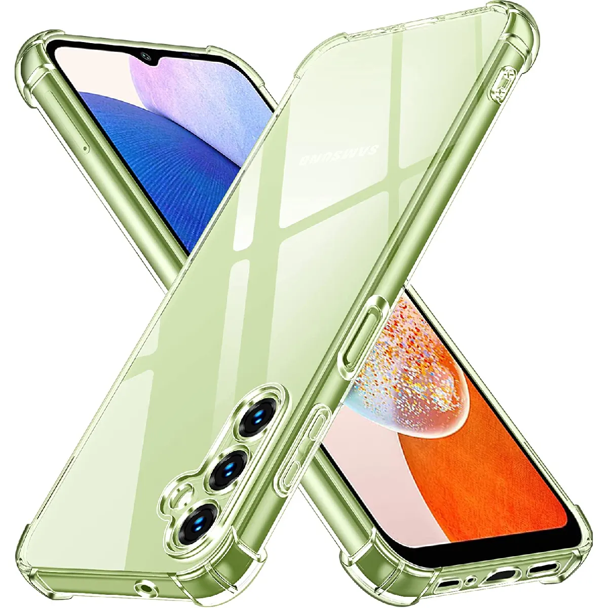 Little Boutik Coque À Angles Renforcés Samsung Galaxy A14 4G / 5G - Transparent