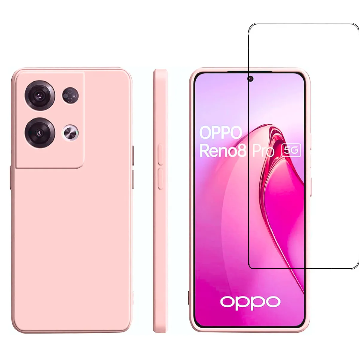Little Boutik Rose Coque Oppo Reno 8 Pro 5G