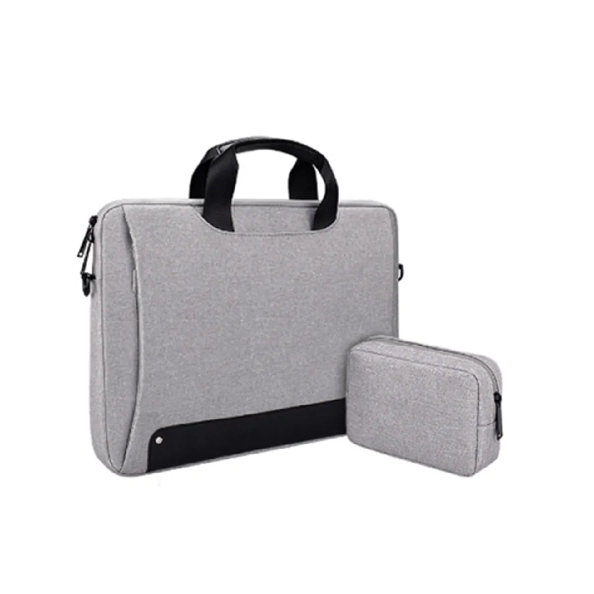 Sac étanche 14,1 pouces pour ordinateur portable - doublure professionnelle gris