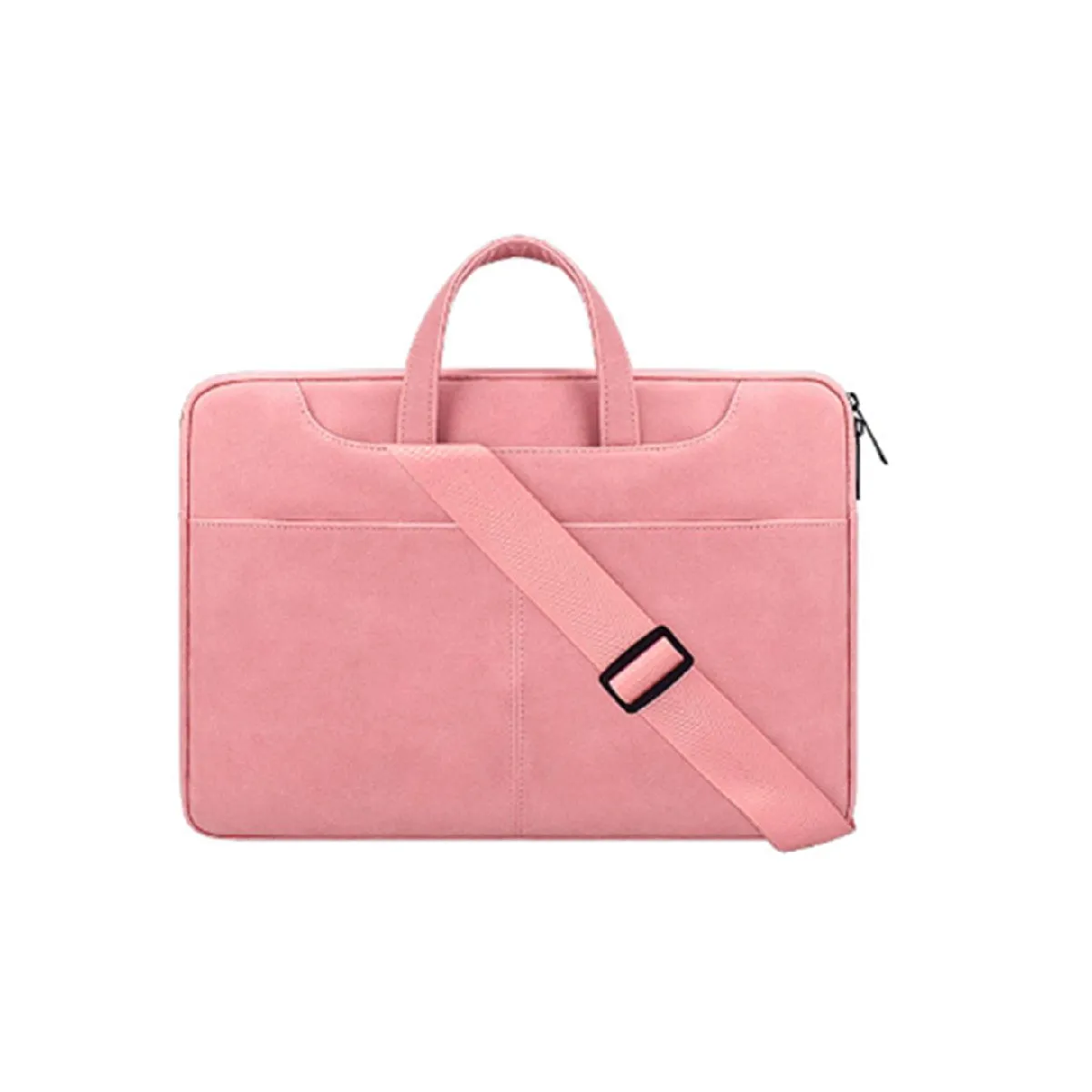Sacoche 13,3 pouces étanche et résistante, sac à bandoulière portable adapté pour MacBook, Millet Pro - Rose