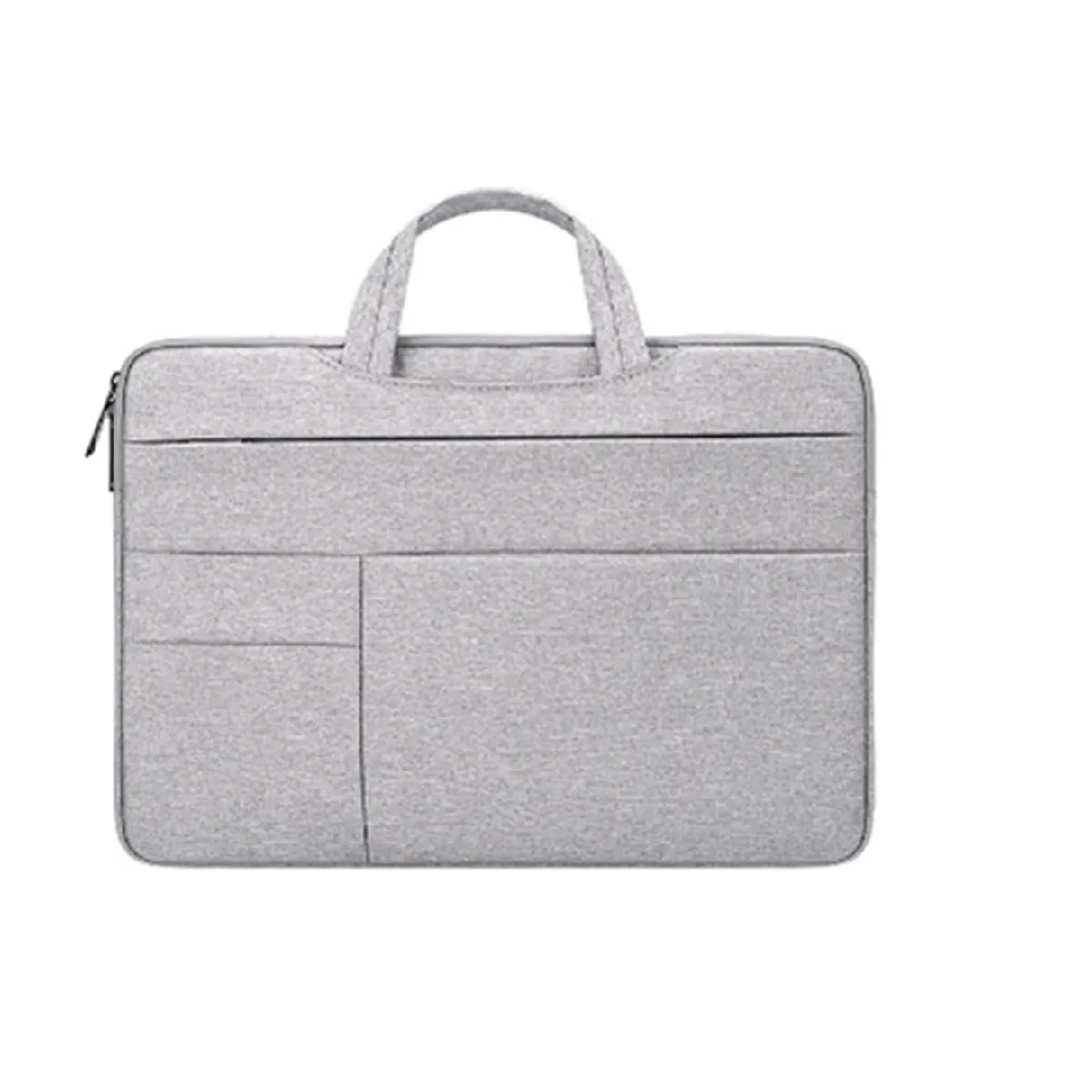 Sac pour ordinateur portable 15,4 pouces, étanche et résistant, doublure pour sac d'exposition - gris