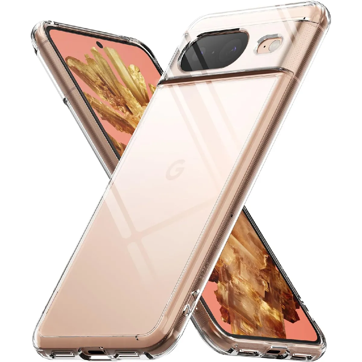 Little Boutik Coque En Silicone Google Pixel 8 - Transparent
