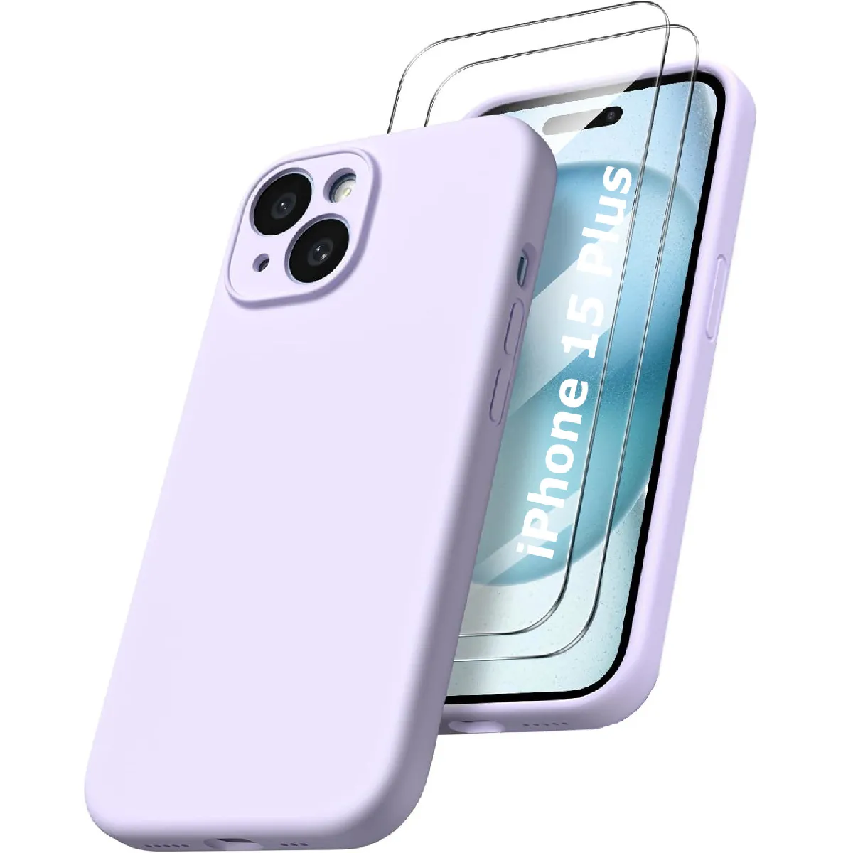 Little Boutik Violet Coque En Silicone Apple Iphone 15 Plus