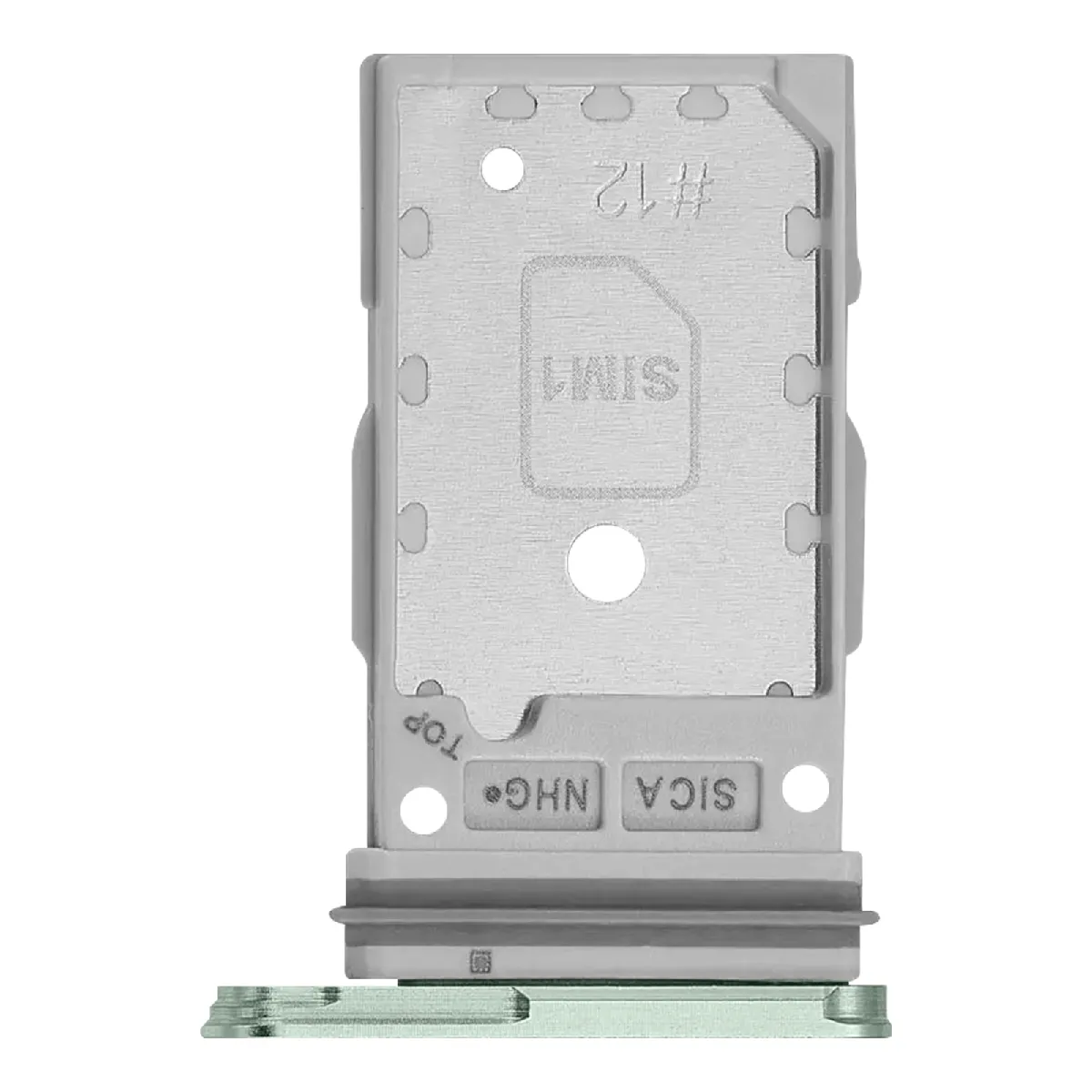 Avizar Vert Clappio Tiroir Sim Original Pour Galaxy S25 / S25 Plus Double Nano Sim D'eau