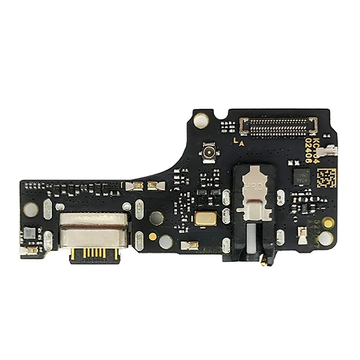 Avizar Noir Clappio Connecteur De Charge Pour Usb-C Pour Xiaomi Redmi Note 10 Et 10S