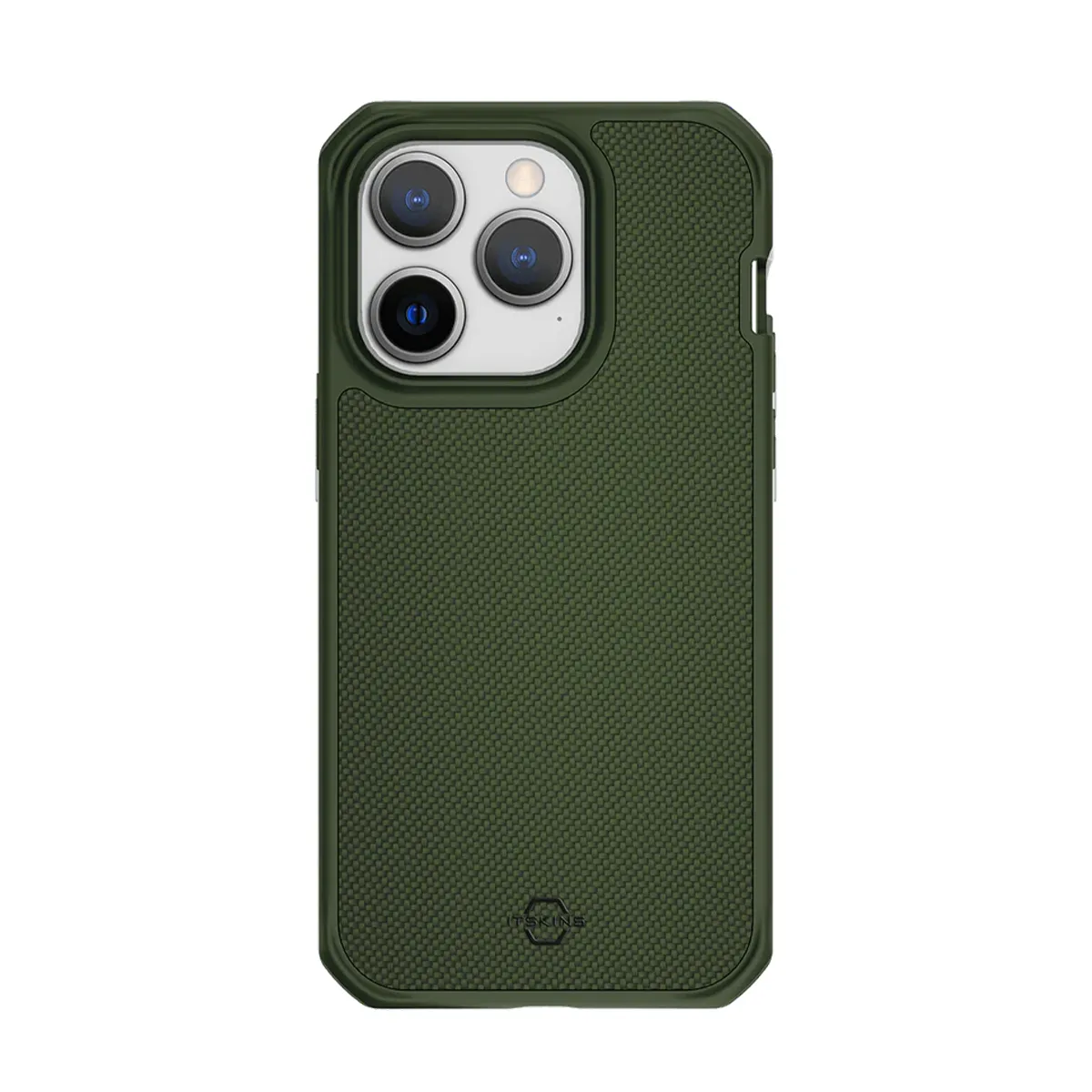 Itskins Vert Coque Pour Iphone 14 Pro Renforcée Ballistic Nylon R
