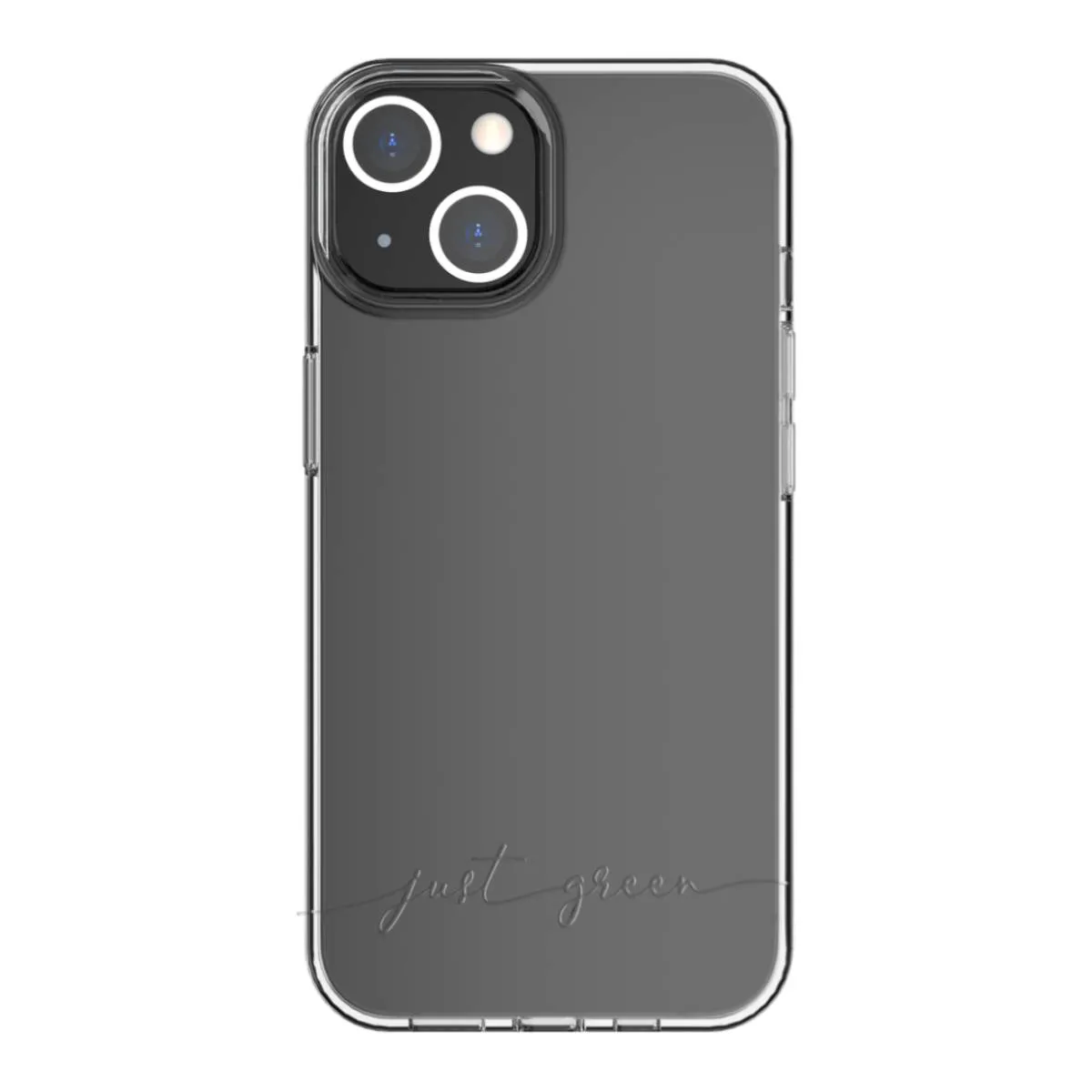 Just Green Coque De Protection Pour Iphone 14 Infinia Recyclable Transparent