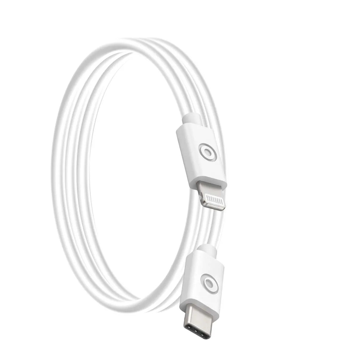 Bigben Blanc Connected Câble Usb C/Lightning 50Cm - 3A