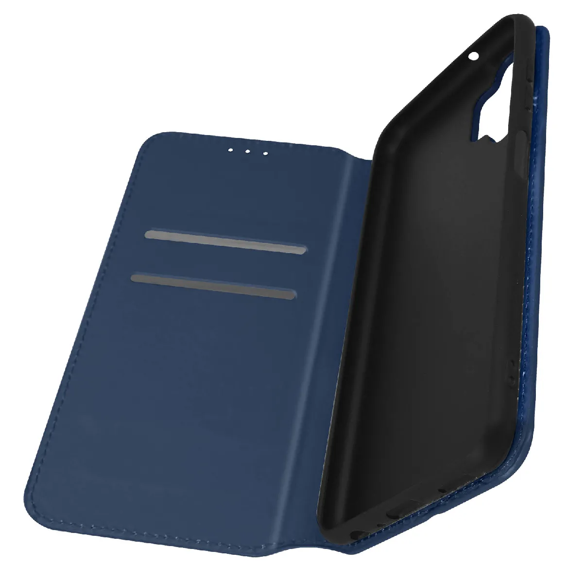 Avizar Bleu Housse Pour Samsung Galaxy A13 Clapet Portefeuille Support Vidéo Nuit - Image 2