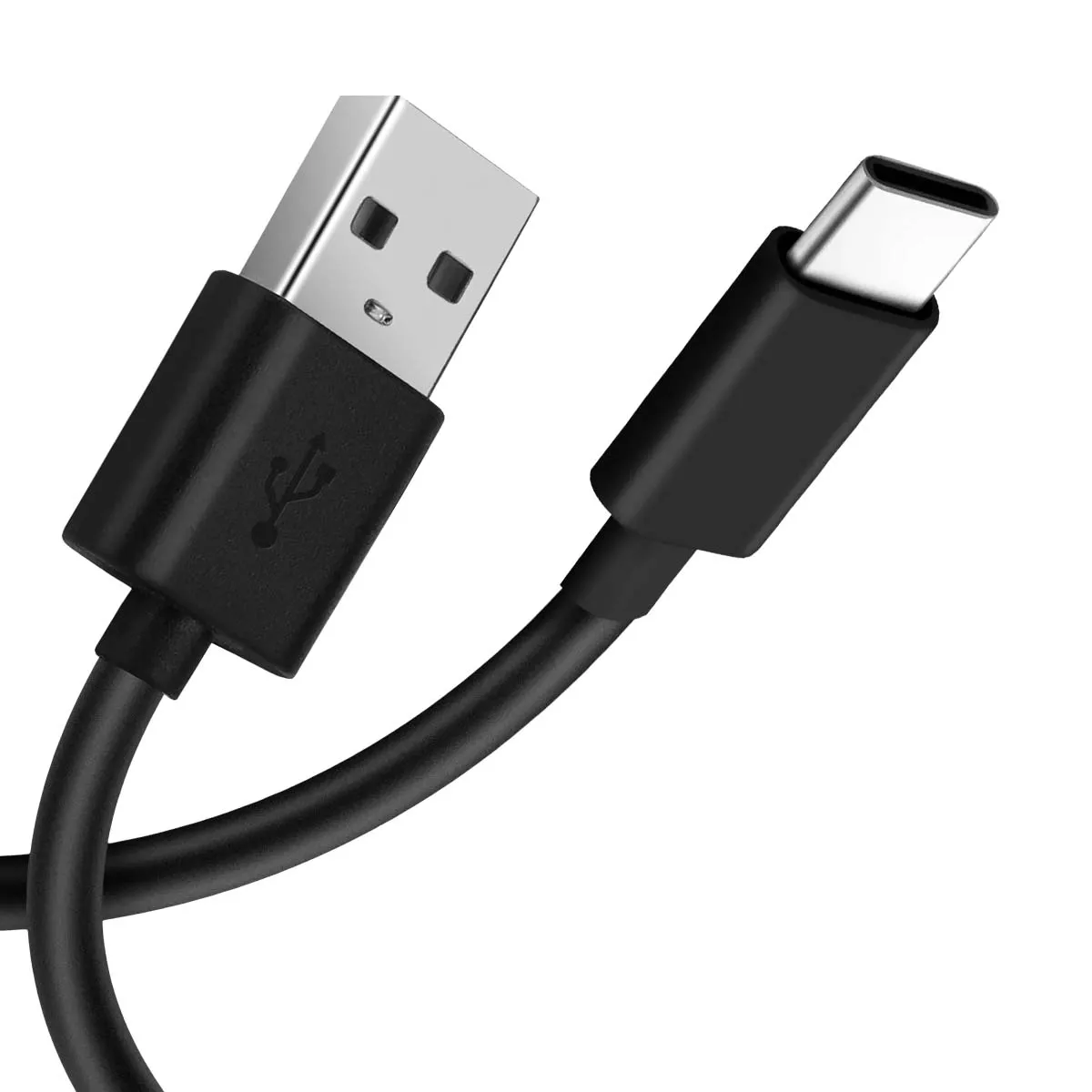 Wow Noir Câble Usb A/Usb C 1M - 3A