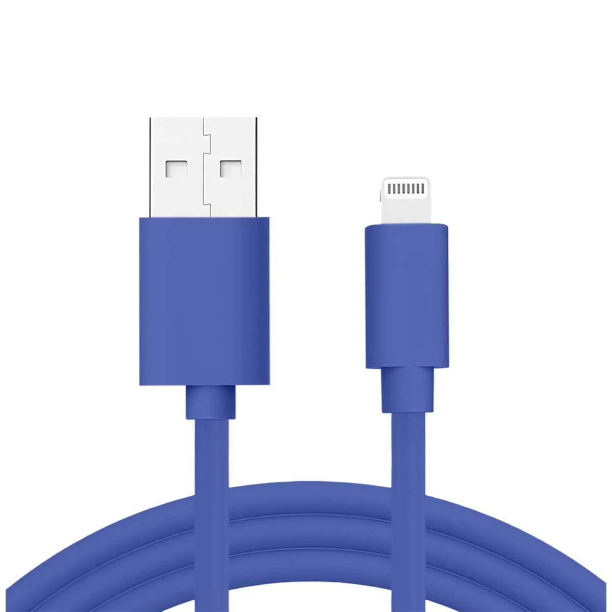 Wow Bleu Câble Usb A/Lightning 1M - 2.4A