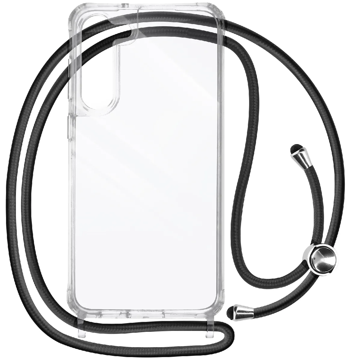 Avizar Transparent Coque Lanière Pour Samsung Galaxy S23 Plus Rigide Bumper Série Corda - Neuf - Image 2