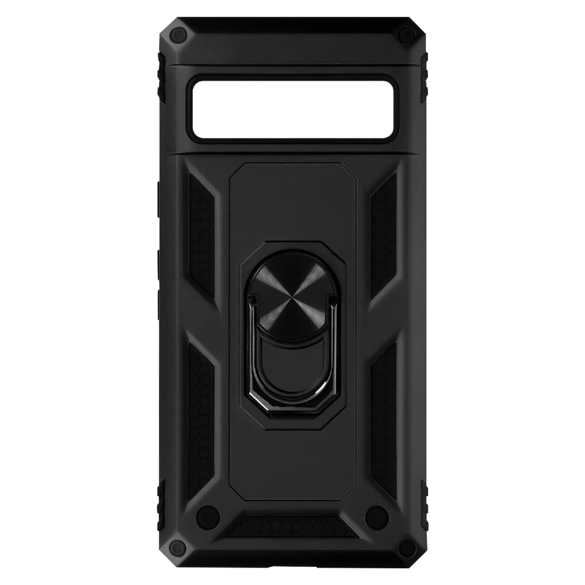Avizar Noir Coque Pour Google Pixel 7 Ultra Rigide Bague Support - Neuf - Image 3
