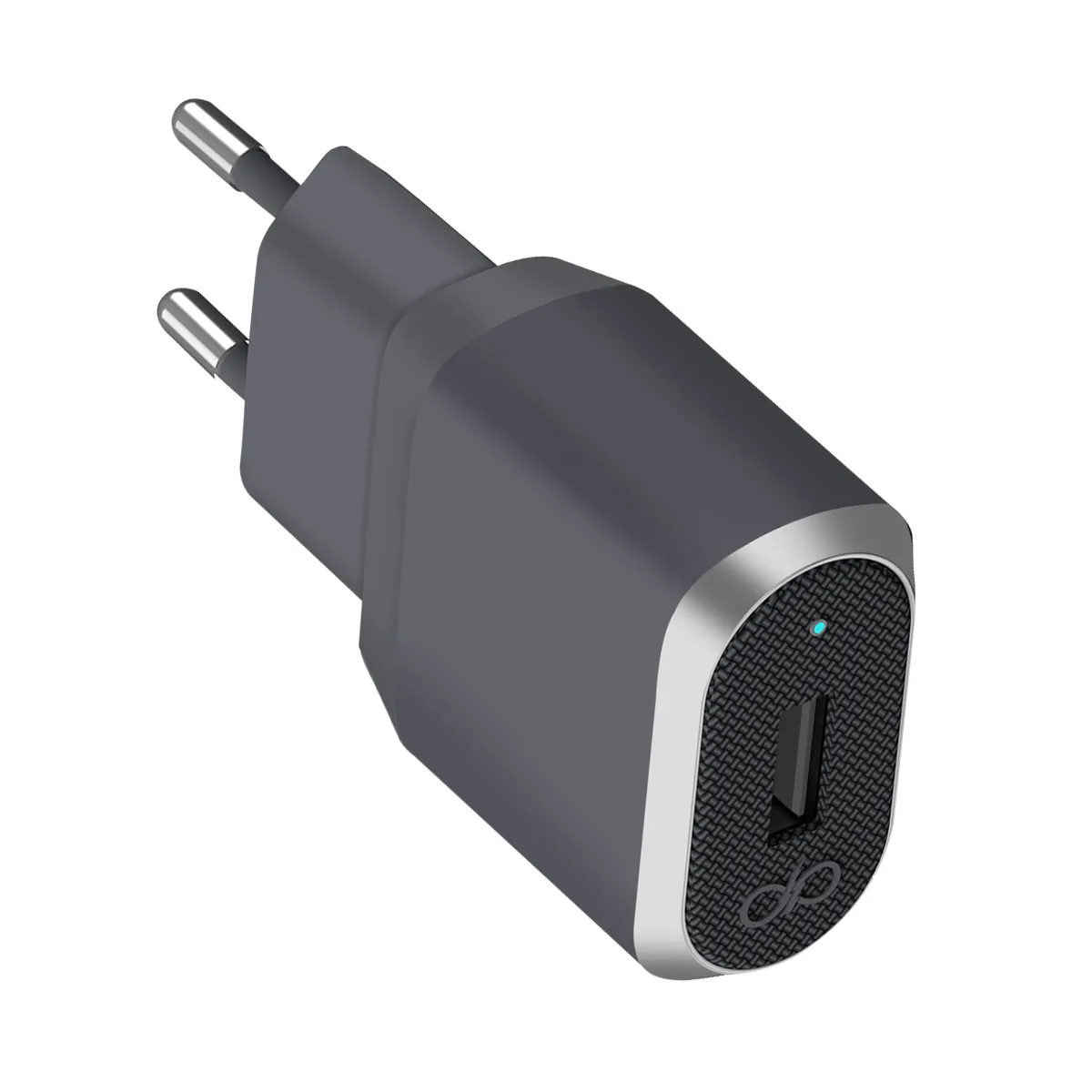 Force Power Gris Chargeur Maison Usb A 2.4A Ic Smart Garanti À Vie - Neuf - Image 4