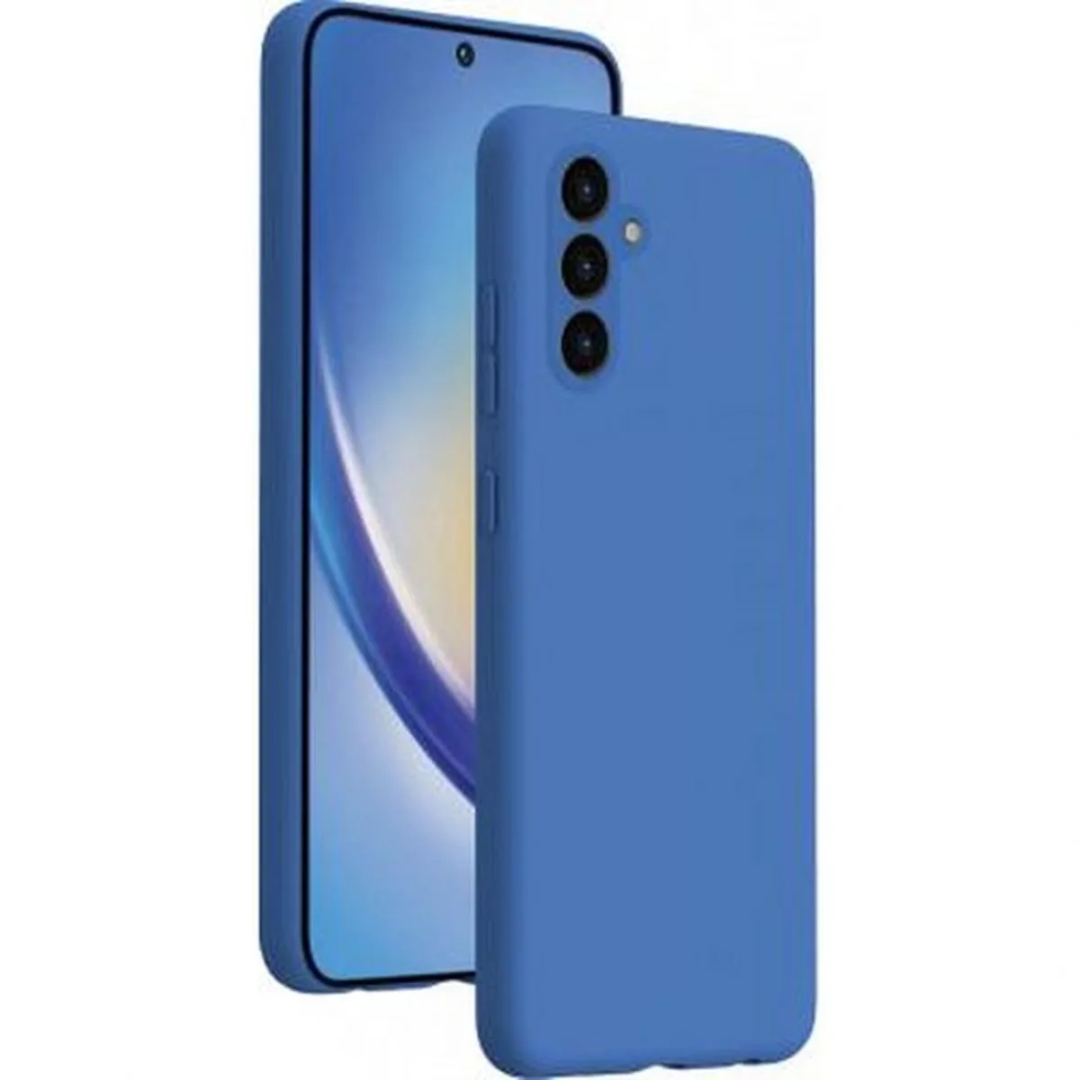 Bigben Connected Bleu Coque Pour Samsung Galaxy A35 5G Softtouch Silicone E Bigben - Neuf - Image 3