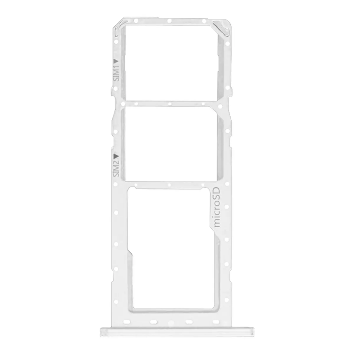 Avizar Blanc Clappio Tiroir Carte Sim Pour Samsung Galaxy A03s