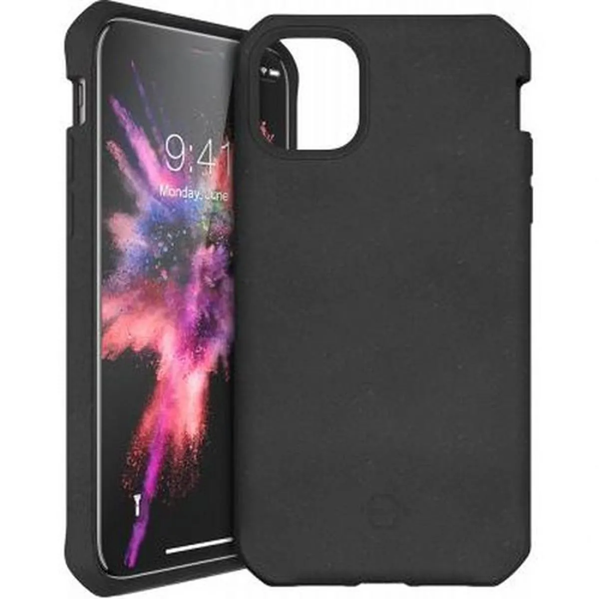 Itskins Noir Coque Pour Iphone 11 Pro Rigide Feronia Bio