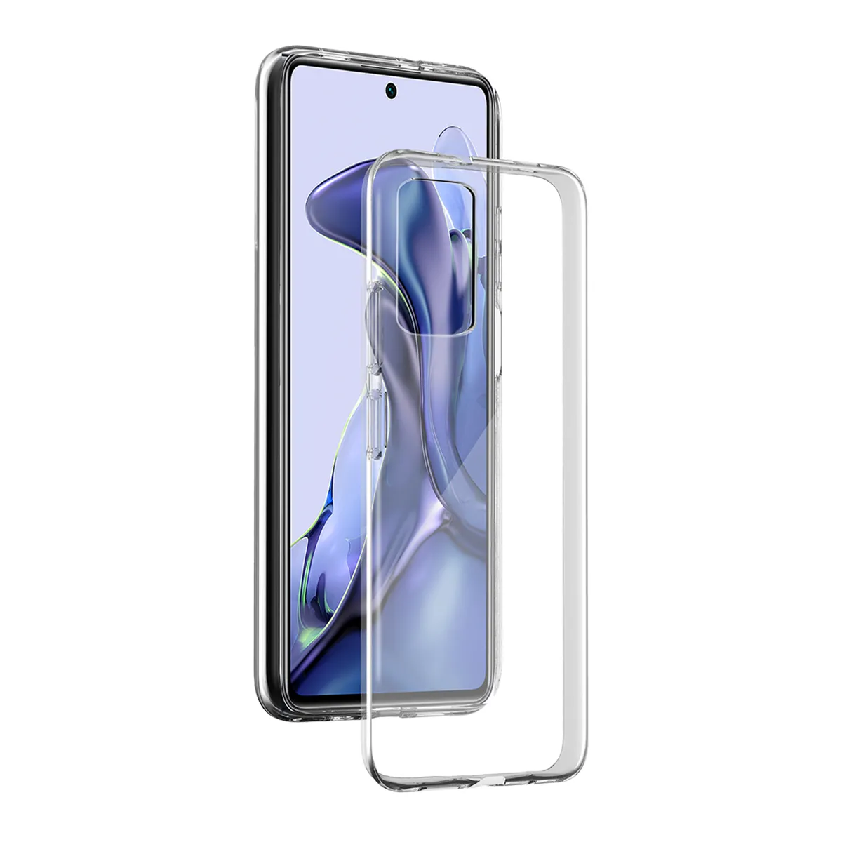 Bigben Coque Pour Xiaomi 12T / 12T Pro Souple Silisoft Anti-Jaunissement Transparent
