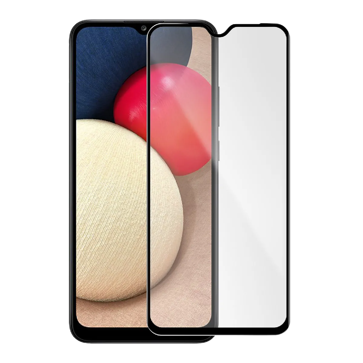 Avizar Noir Film Samsung Galaxy A12 Verre Trempé Incurvé