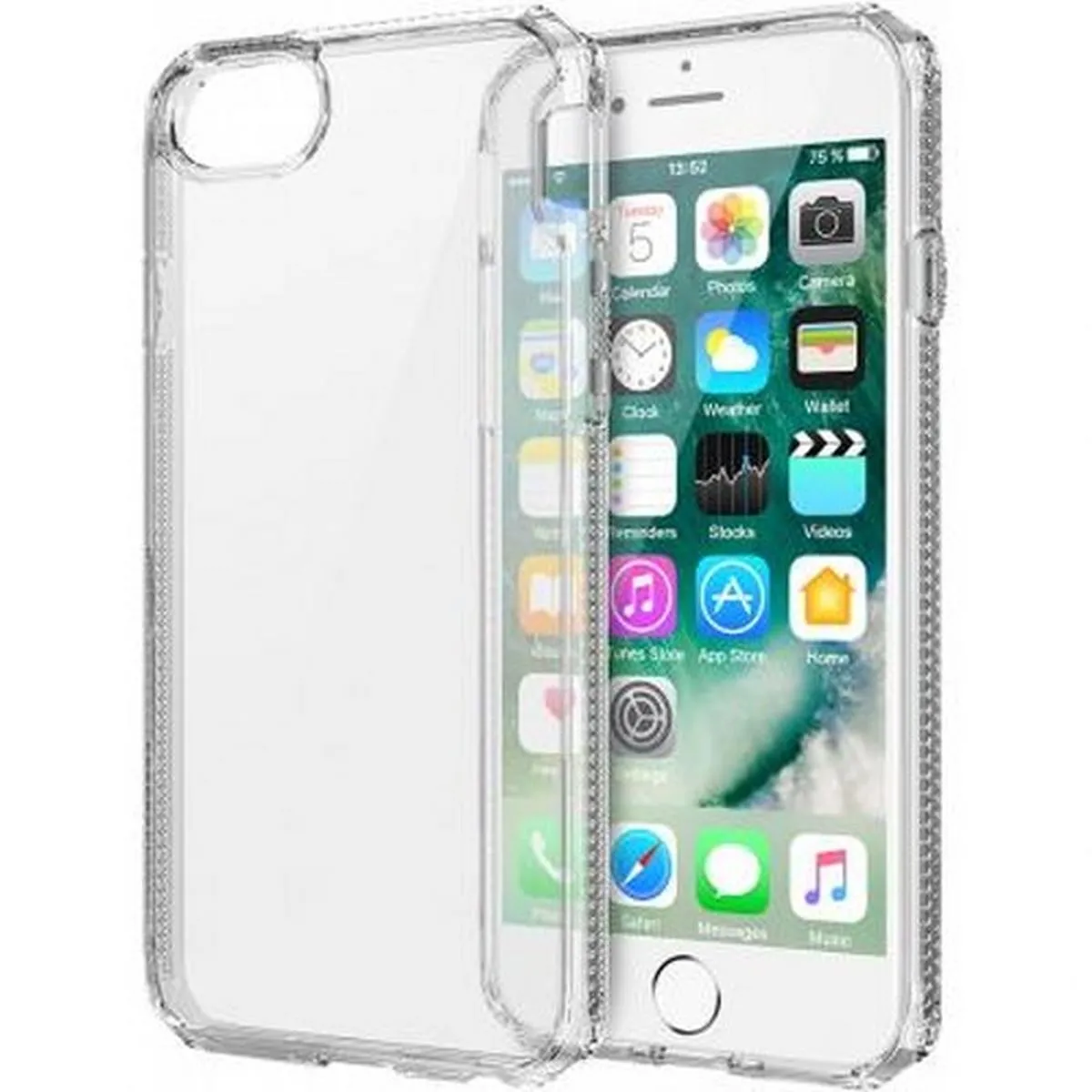 Itskins Coque Pour Iphone Se 2022/Se/8/7/6S/6 Renforcée Hybrid Transparent