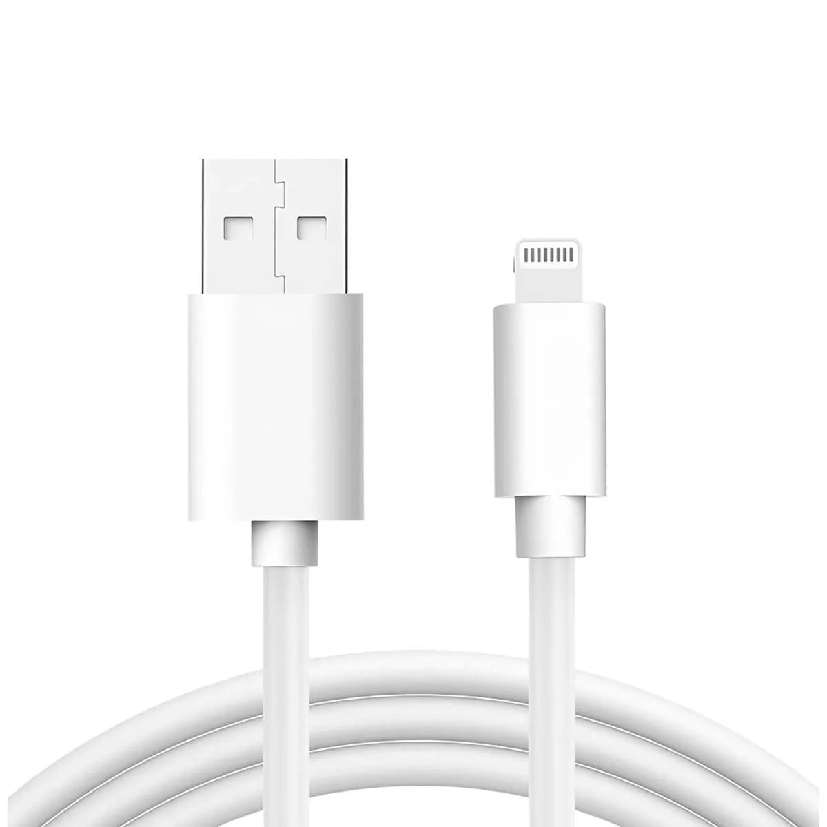 Wow Blanc Câble Usb A/Lightning 1M - 2.4A