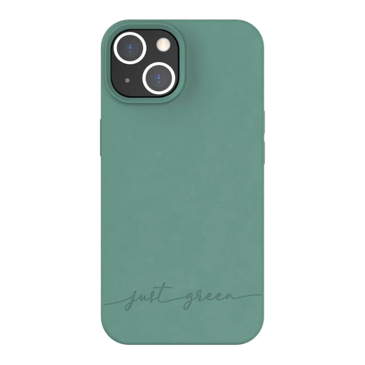 Just Green Vert Coque De Protection Pour Iphone 14 Natura Recyclable