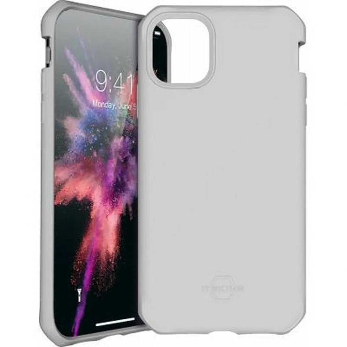 Itskins Gris Coque Pour Iphone 11 Pro Rigide Spectrum Solid