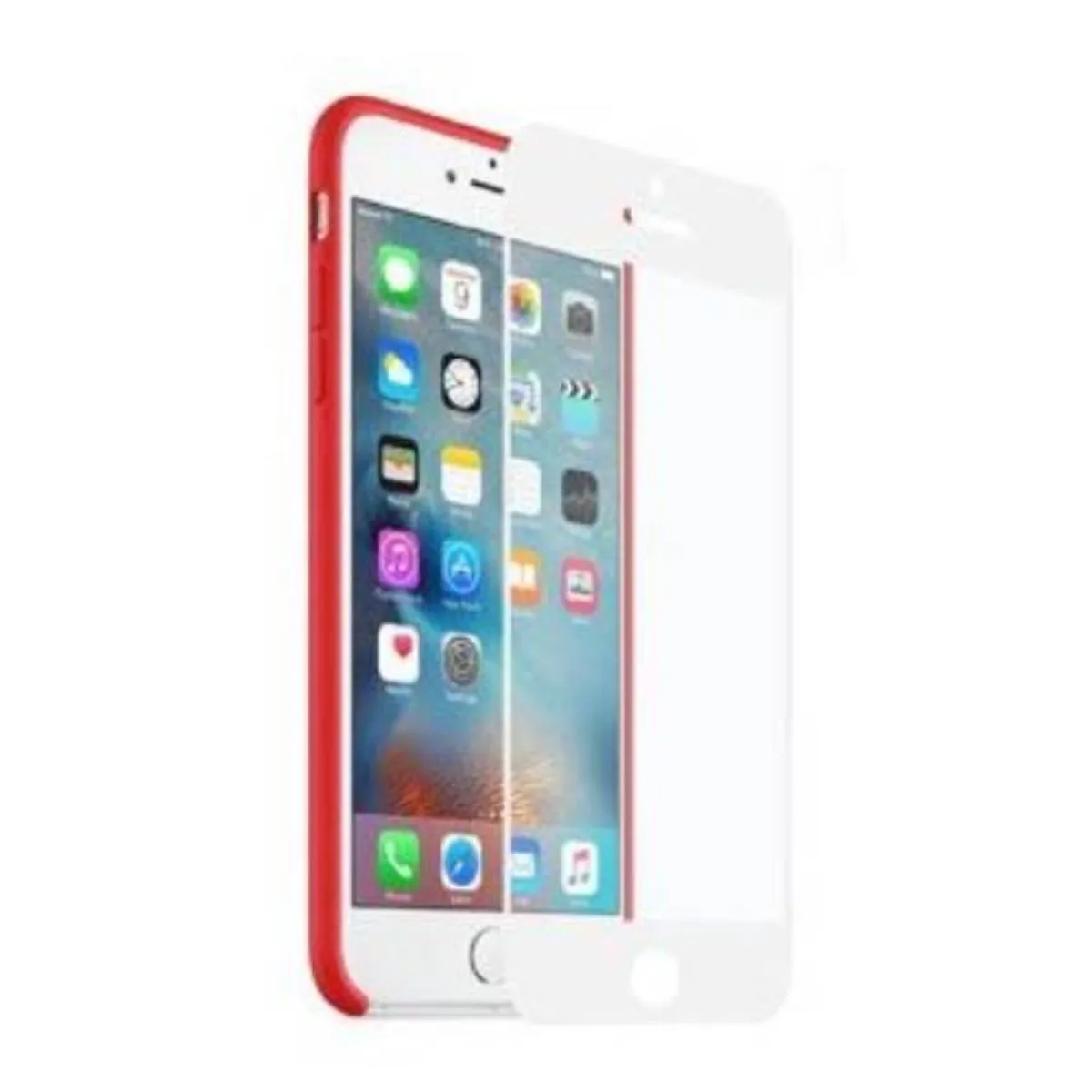 Mw Blanc Verre De Protection D'écran Pour Iphone 6/6S Easy Glass Case Friendly