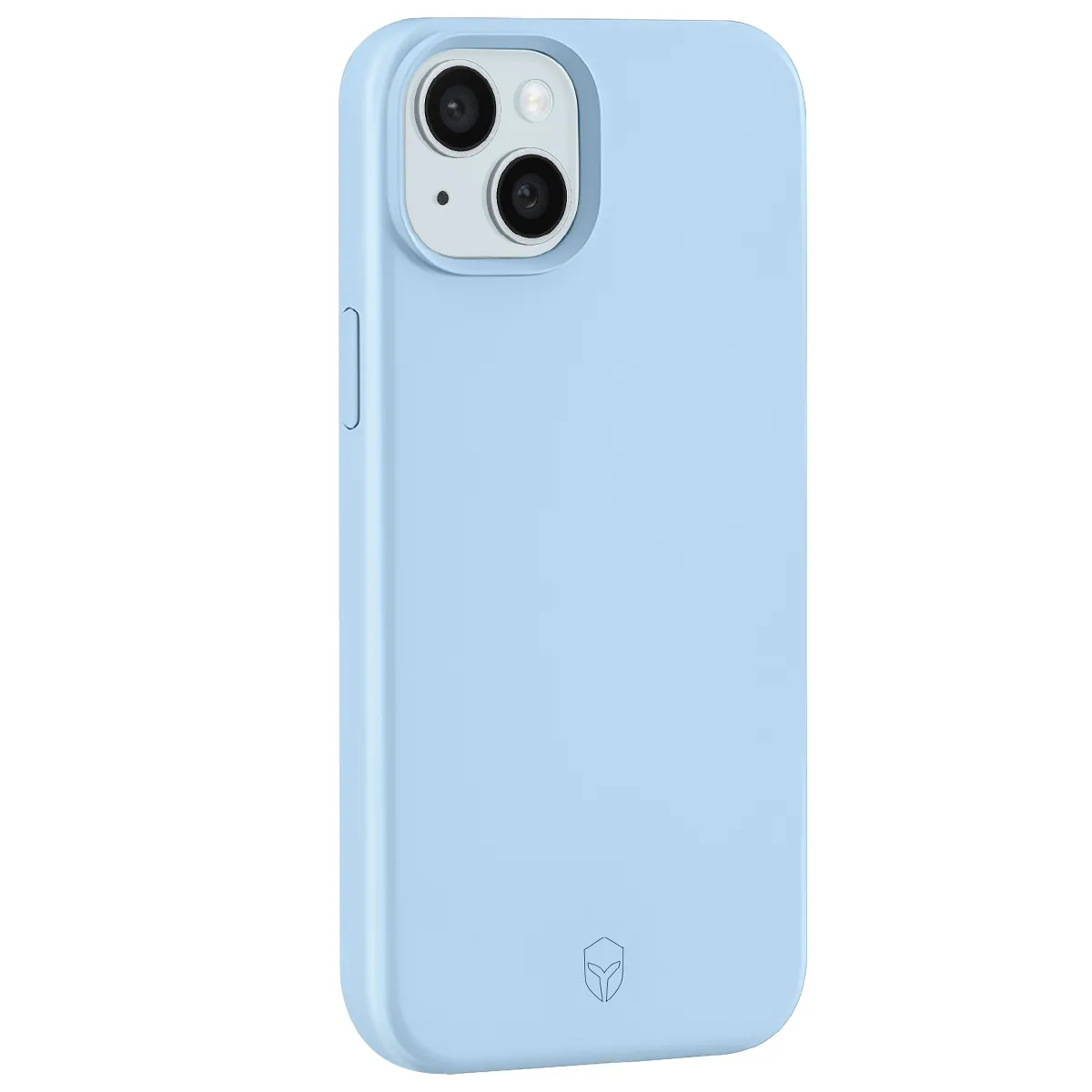 Coque Renforce Silicone Compatible MagSafe pour iPhone 15 Bleu