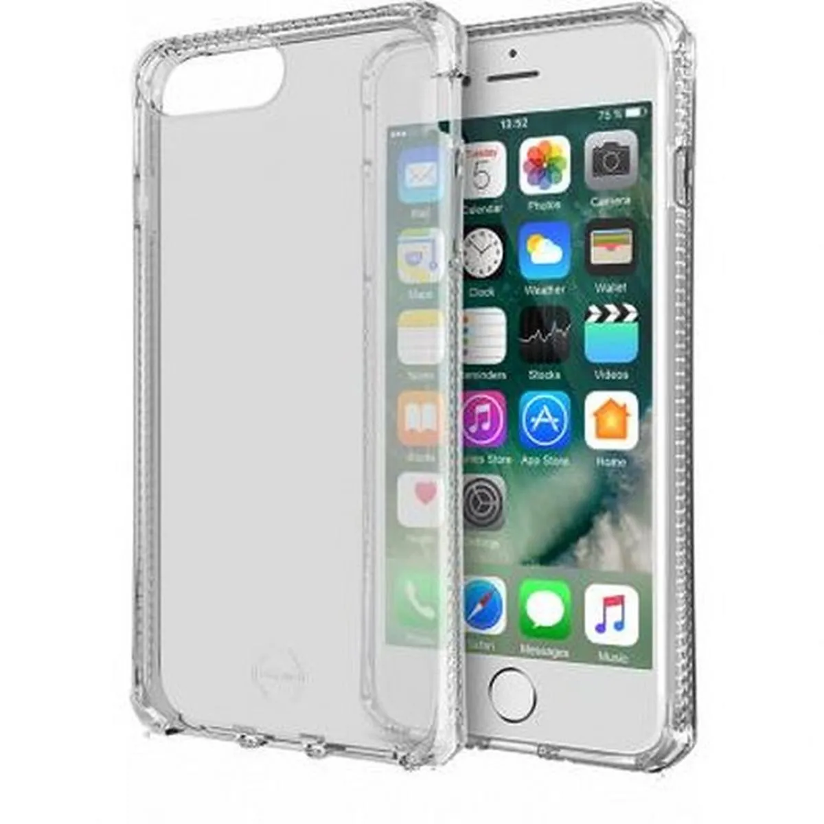 Itskins Coque Pour Iphone 6/7/8 Plus Renforcée Spectrum Clear Transparent