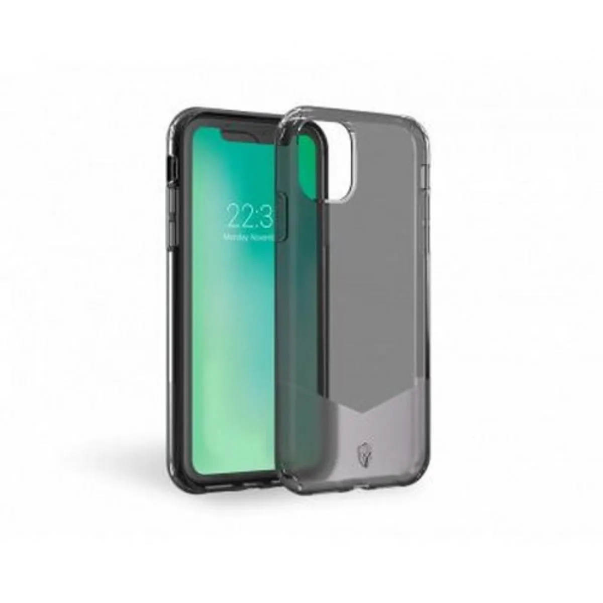 Force Case Pure - Coque de protection pour téléphone portable - élastomère thermoplastique (TPE), polyuréthanne thermoplastique (TPU) - noir - pour Apple iPhone 11