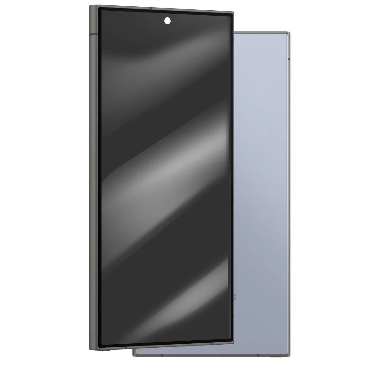 Samsung Écran Complet AMOLED pour Galaxy S24 Ultra Service Pack avec Châssis Noir