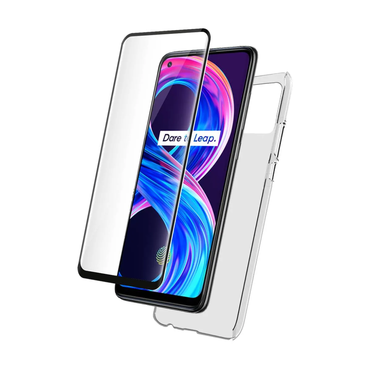 Bigben Connected Pack Coque + Verre Pour Realme 8 Pro 4G Transparent