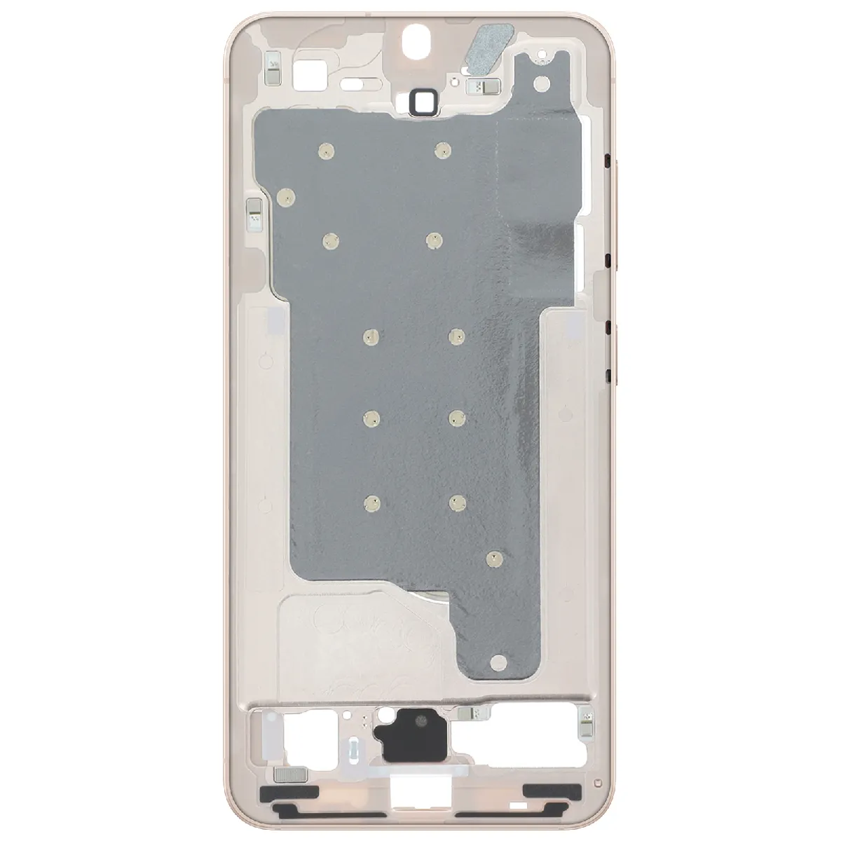 Samsung Châssis Central pour Galaxy S25 Pièce de réparation Original Durable champagne