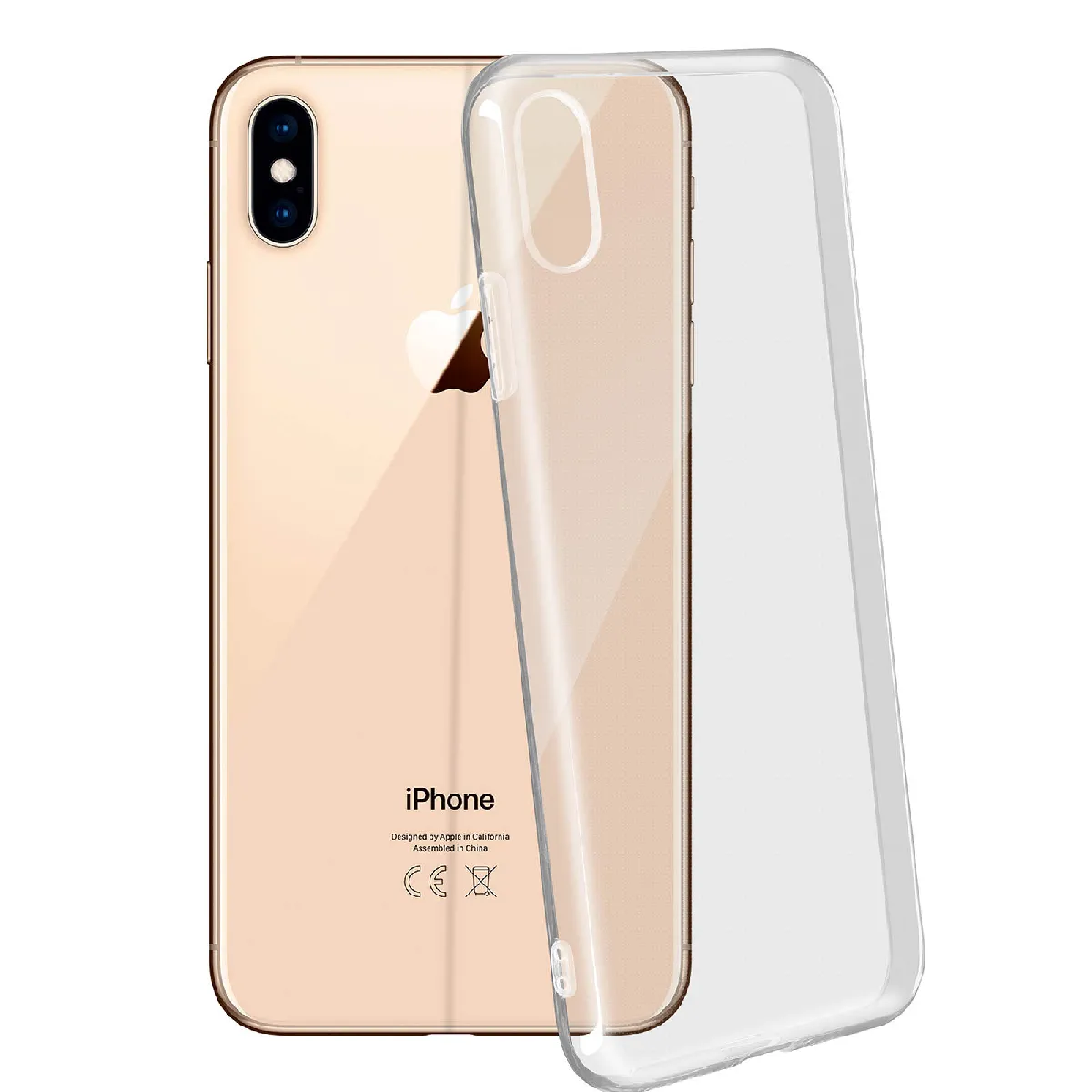 Avizar Transparent Coque Antichoc Pour Iphone Xs Max Classique En Silicone Souple - Neuf - Image 3