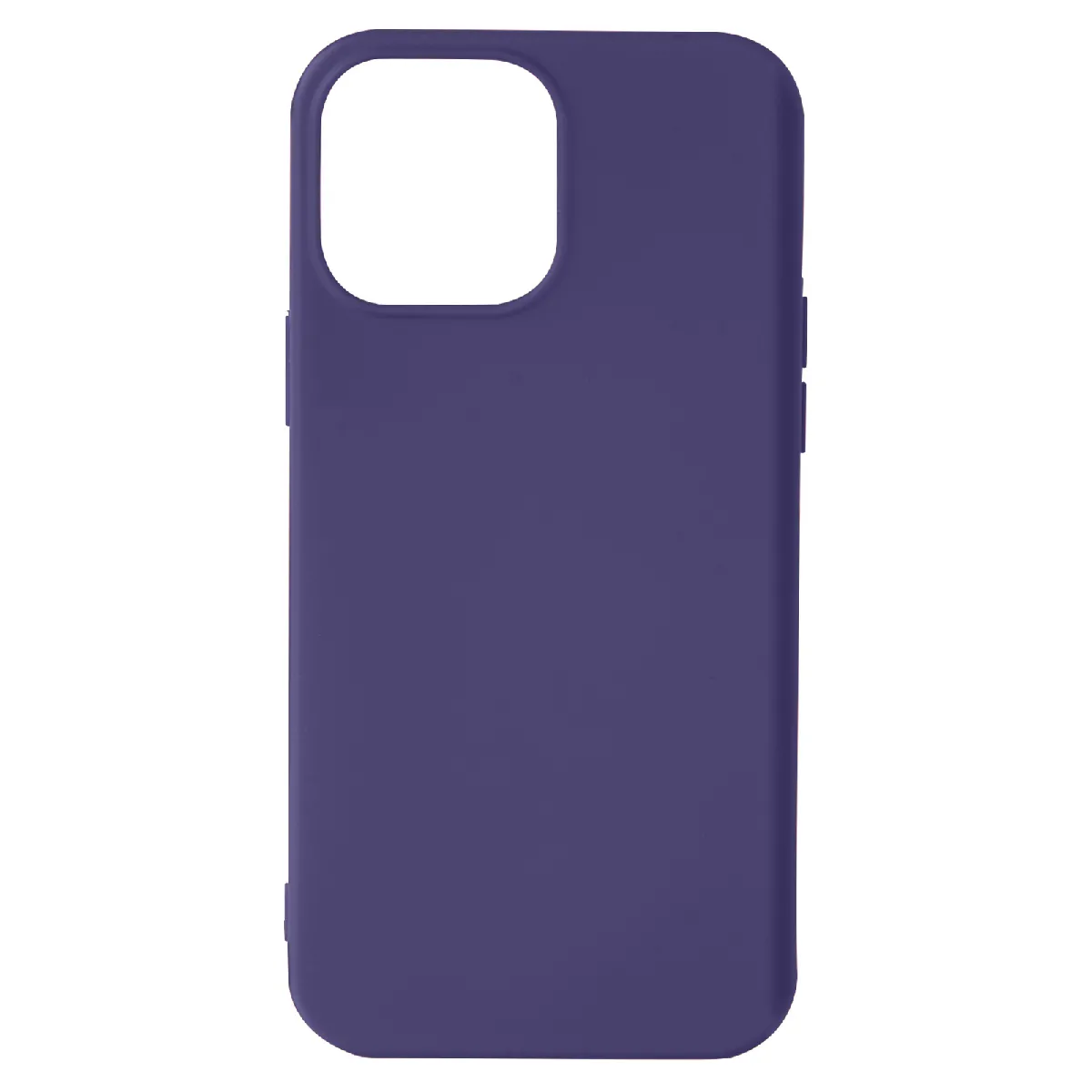 Avizar Violet Coque Pour Iphone 13 Pro Max Silicone Semi-Rigide Finition Soft-Touch